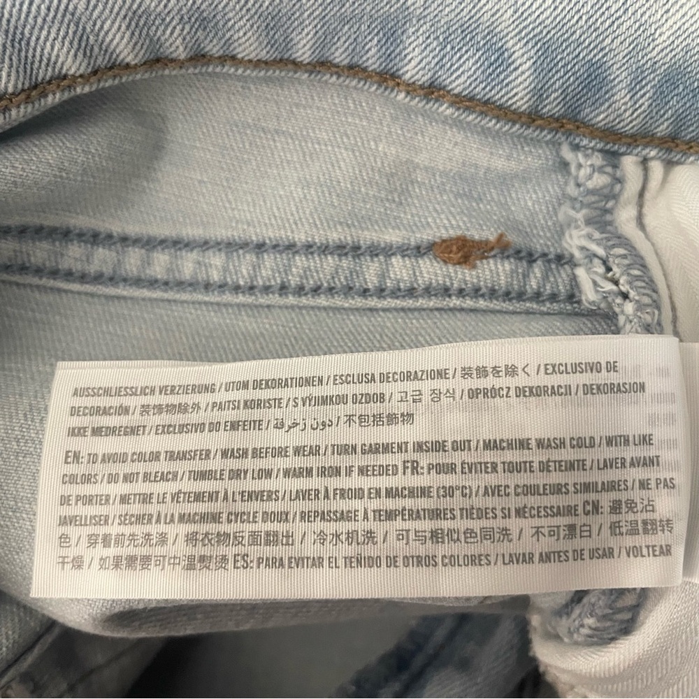 Abercrombie & Fitch the ankle straight ultra high rise blue jeans 26919 - Picture 7 of 13